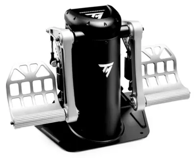 Produktbild von Thrustmaster TPR Rudder, Flugsimulation, PC, Analog, Verkabelt, USB, Schwarz, Silber