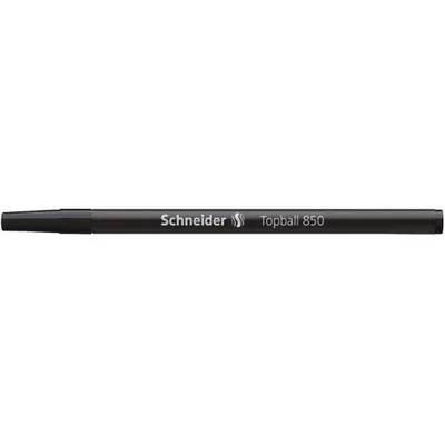 A black pen with the brand name and model number printed on it, isolated on a white background.