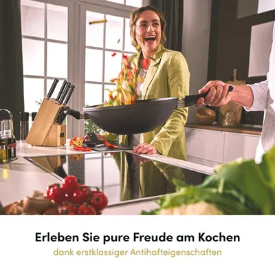 Produktbild von Hoffmann Kochtopf Ø 20 cm Aluguss Antihaft mit Deckel