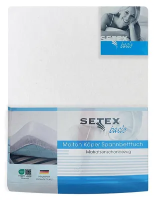 Zdjęcie produktu dla Nakładka na materac - Molton - Biały - 90 x 200 cm - 100% bawełna