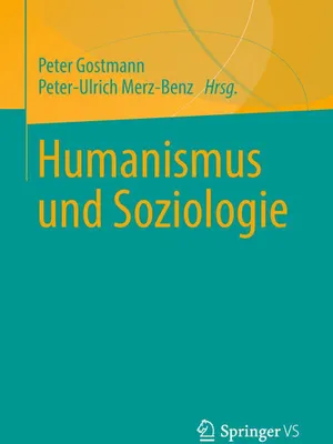 Produktbild von Humanismus und Soziologie