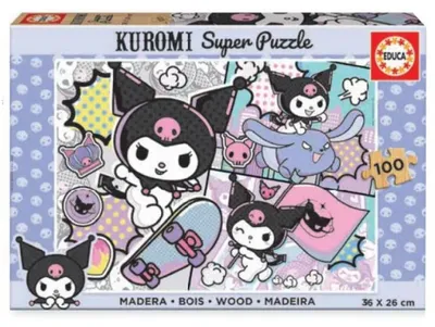 Produktbild von Educa Kuromi-puzzle 100 Stücke Mehrfarbig Kinder Mehrfarbig One Size