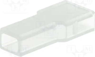 Obrázok produktu pre 5 kusov ochranných krytiek pre konektory s priemerom 6,3 mm, kód 1-925017-0, neizolované. (Konektory)