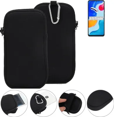 Produktbild von K-S-Trade Neopren-Hülle Handyhülle kompatibel mit Xiaomi Redmi Note 11S Global Schutzhülle Neoprenhülle Sleeve Schutz-Hülle Gürtel Tasche Case