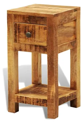 Produktbild von Beistelltisch aus Holz mit 1 Schublade