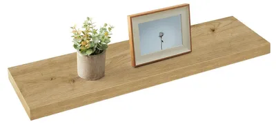 Immagine prodotto di Mensola a muro moderna sospesa Rovere Artisan 80 cm