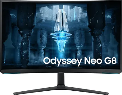 Produktbild von Samsung Odyssey Neo G8 LS32BG850NU LED display 81,3 cm (32") 3840 x 2160 Pixel 4K Ultra HD Schwarz, Weiß
