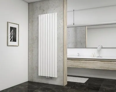 Produktbild von SCHULTE Designheizkörper Aachen 1800x616 mm weiß mit Mittelanschluß ohne Handtuchhalter
