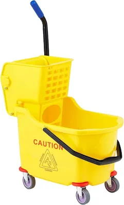 Imagen del producto de Carro de limpieza con cubo y exprimidor lateral