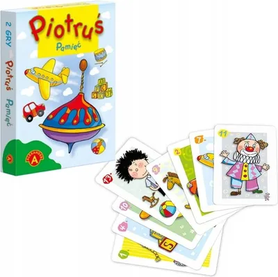 Zdjęcie produktu dla karty do gry PIOTRUŚ + PAMIĘĆ