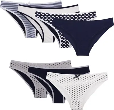 Produktbild von 7 Damen Slips Unterhosen Hipster Unterwäsche -  40 Modell 2