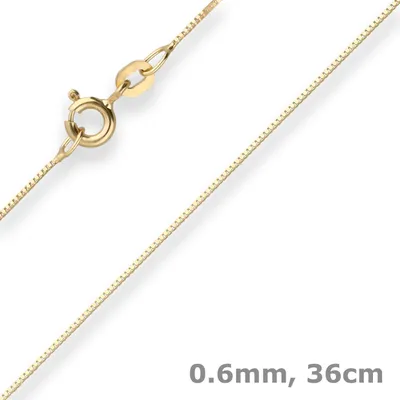 0-6mm-Veneziakette-aus-585-Gelbgold-36cm