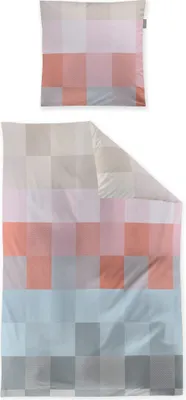 Produktbild von Irisette Bettwäsche koralle 1x 155x220 cm + 1x 80x80 cm