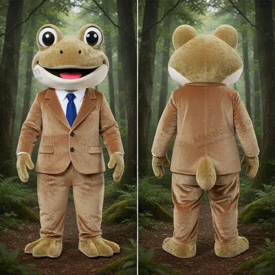 Obrázek produktu pro Elegantní MASTICOT Žabí Maskot Olivově Zelené Barvy