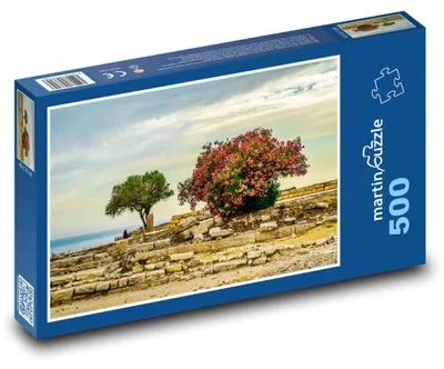 Obrázok produktu pre Puzzle 500 Cyprus - pobrežná krajina so stromami - martinpuzzle