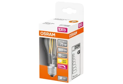 Image de Led Standard Clair Filament Variable 9w E27 Chaud Boite 1 - Osram