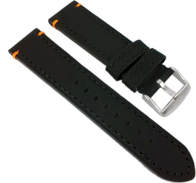 Produktbild von s.Oliver SO-2948-LQ | Uhrenarmband Leder schwarz 22mm