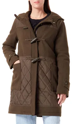 Produktbild von s.Oliver Damen 120.12.209.16.151.2117076 Mantel langarm, khaki/oliv #483C32, 38