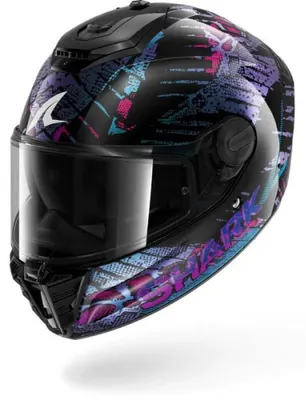 Immagine prodotto di Casco Shark Spartan RS Reptaia, nero/blu/viola, XS (53/54)