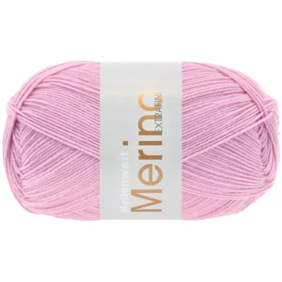 Produktbild von Lana Grossa - Meilenweit 100g Merino Extrafine uni 2435 flieder
