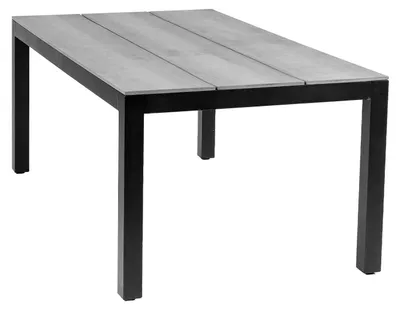 Produktbild von Gartentisch Limasol 180 x 100 cm | Polywood & Aluminium | Grau