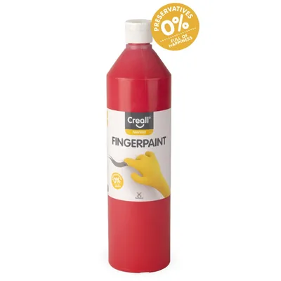 Image de Creall Peinture pour les doigts rouges Creall