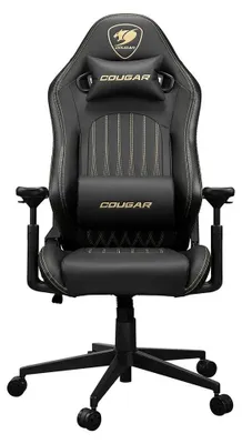 Zdjęcie produktu dla COUGAR Gaming CGR-EXP-ROB, Fotel dla gracza, 120 kg, Wyściełane siedzisko tapicerowane, Oparcie tapicerowane, Czarny, Metal