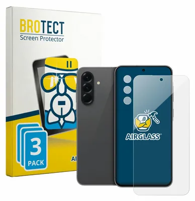 Produktbild von 3x BROTECT Schutzglas für Samsung Galaxy A56 5G (Display+Kamera) Schutzfolie Panzer Folie Glas Display Schutz klar
