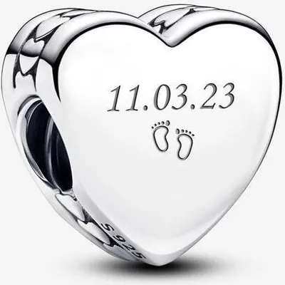 Immagine prodotto di Pandora 792015 Fascino Donna Cuore Incisione Argento Sterling