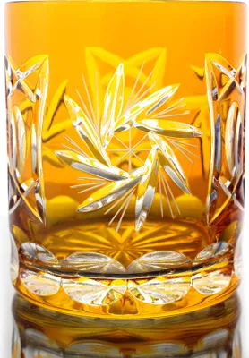 Produktbild von Whiskyglas Schleuderstern 280ml gelb