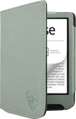 Produktbild von Dutch Shield - Luxe Case Hülle für das Pocketbook Verse Ebook - Klapphülle Ereader Schutzhülle Cover Grün, Blau, Agave