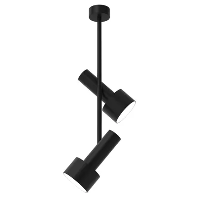 Zdjęcie produktu dla Lampa wisząca LINTERNA czarno-biała 2xGX53x12W metal wym:54x19x19cm IP20 Milagro