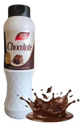 Immagine prodotto di Salsa topping al cioccolato 1 kg per gelato dessert waffle pancake