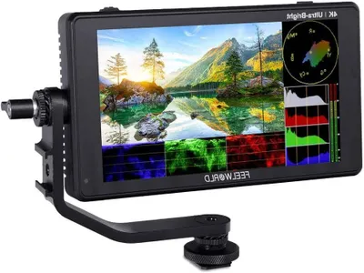 Immagine prodotto di Monitor per videocamera – Monitor portatile touchscreen – 6 pollici – Luminosità di 2600 nit – Full HD IPS
