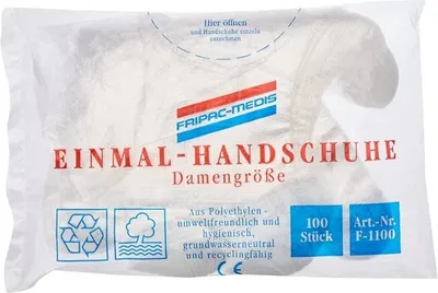 Produktbild von Fripac Einmal Handschuhe Damen 100 St. EW HS disposable gloves, ladysi