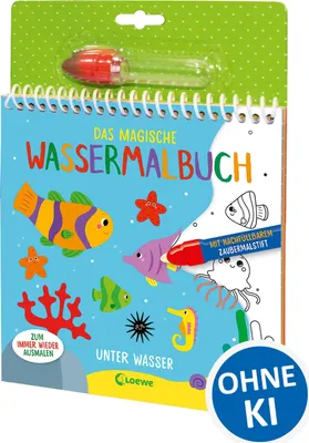 Produktbild von Das magische Wassermalbuch - Unter Wasser