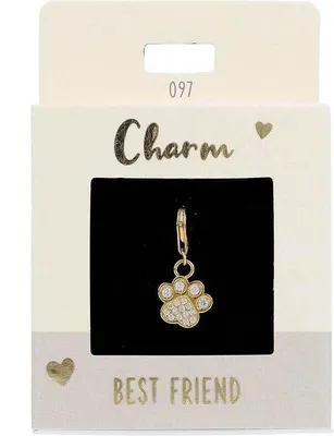 Produktbild von DEPESCHE Charm Express yourself Pfote gold