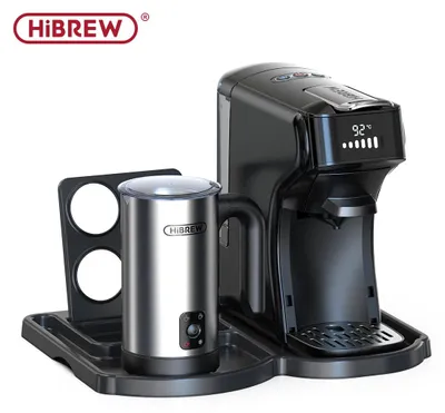 Image de Machine à café - Cafetière à capsules 6-en-1 - Pour boissons chaudes et froides - Compatible avec plusieurs types de capsules