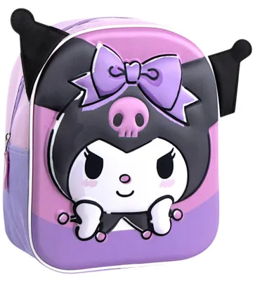 Produktbild von Rucksack Kuromi 3D -  Hello Kitty Mädchen Kindergartenrucksack 27x22x10 cm