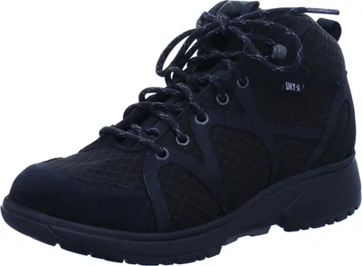 Produktbild von Xsensible Helsinki Ws Damen Halbschuh, Wanderschuh,Black, Textil, NEU, - Damenschuhe Bequeme Schnürschuhe, Schwarz, textil/leder (wasserdicht)