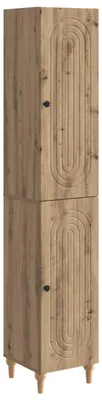 Image de vidaXL, ensemble de deux armoires, bois imitation chêne artisanal
