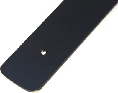 Produktbild von IHC Endleiste Winkelleiste Seiteleiste Arbeitsplatte Küche Schwarz 38mm Aluminium mit Schraubenlöcher Links