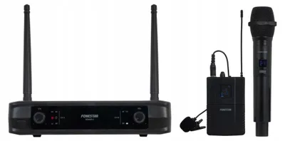Produktbild von Fonestar SONAIR-2MP, Handmikrofon, 50 m, Unidirektional, 640 - 690 Hz, 96 dB, Akku
