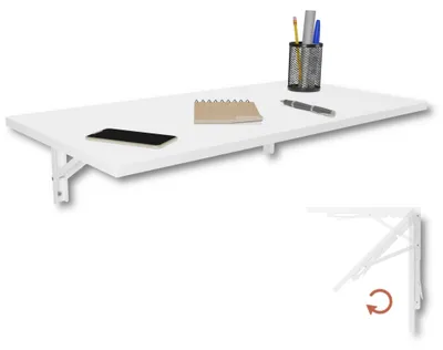 Image de Table pliante murale, 80 x 40 cm