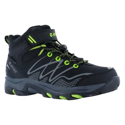 Produktbild von Hi-Tec Blackout Mid WP Jr schwarz/lime Gr. 35
