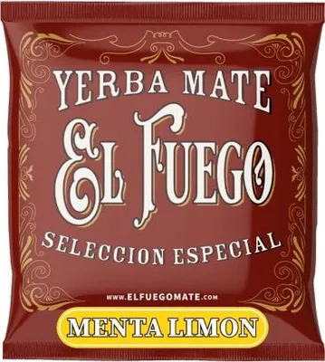 Produktbild von El Fuego - Mate Tee Probe Menta Limon 50g - Rauchig Viel Staub - Mit Minze, Zitrone - Intensive - Yerba Mate aus Paraguay