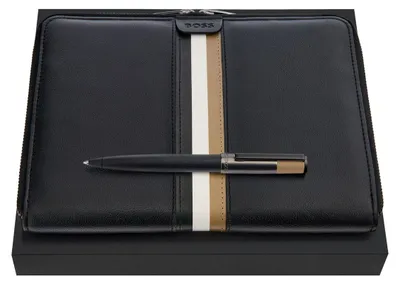 Imagen del producto de Conjunto HUGO BOSS (bolígrafo y carpeta de conferencia tamaño A5)