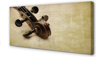 Produktbild von Leinwandbild 100x50 Wandkunst Gitarrennoten