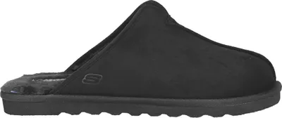Zdjęcie produktu dla Kapcie Skechers RENTEN, zamszowe, czarne, męskie