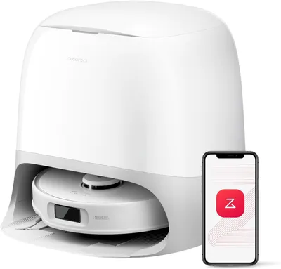 Produktbild von Roborock Qrevo Curv S5X Staubsauger Roboter, Dual Anti-Tangle-System, 18.500 Pa(Upgrade von Qrevo MaxV), 75°C Heißwasser-Moppwäsche, Schmutzerkennung